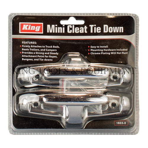 KING 2-pc Mini CLEAT TIE DOWN SET