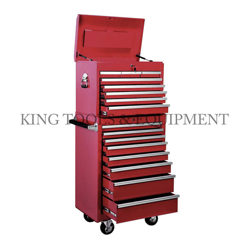 KING 26" TOOL CABINET w/ Swivel Caster Roller, Steel