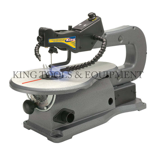 KING 16" Variable Speed POWER SCROLL SAW w/ Laser Guide