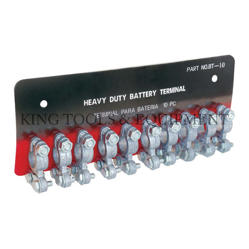 KING 10-pc Heavy-Duty BATTERY TERMINAL SET