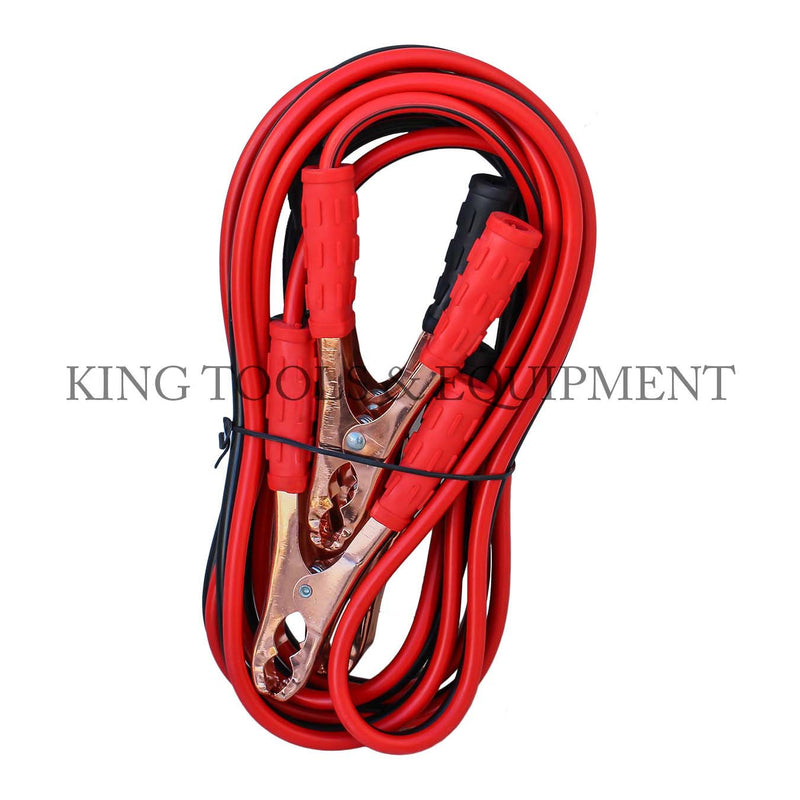 KING 12 Ft. 200 AMP BOOSTER CABLE, BLACK/RED