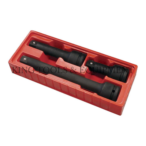 KING 3-pc 3/4" Dr. IMPACT EXTENSION SOCKET SET