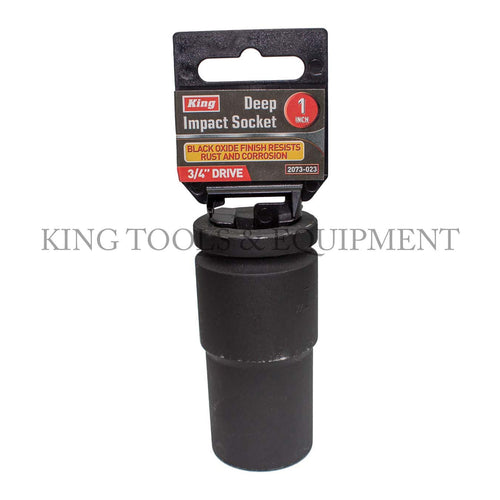 3/4" Dr. 1" DEEP IMPACT SOCKET, SINGLE PIECE, SAE - 2073-0