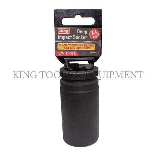 3/4" Dr. 1-1/8" DEEP IMPACT SOCKET, SINGLE PIECE, SAE - 2075-0