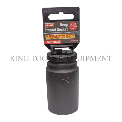 3/4" Dr. 1-1/4" DEEP IMPACT SOCKET, SINGLE PIECE, SAE - 2076-0