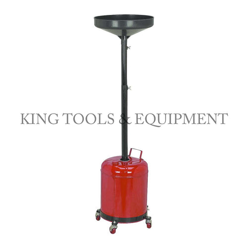 KING 5 Gal. OIL DRAINER w/ Swivel Casters