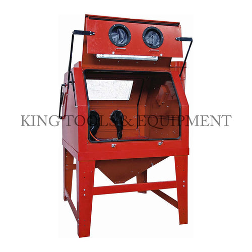 KING 1200L Industrial CABINET SANDBLASTER w/ Duel Working Position