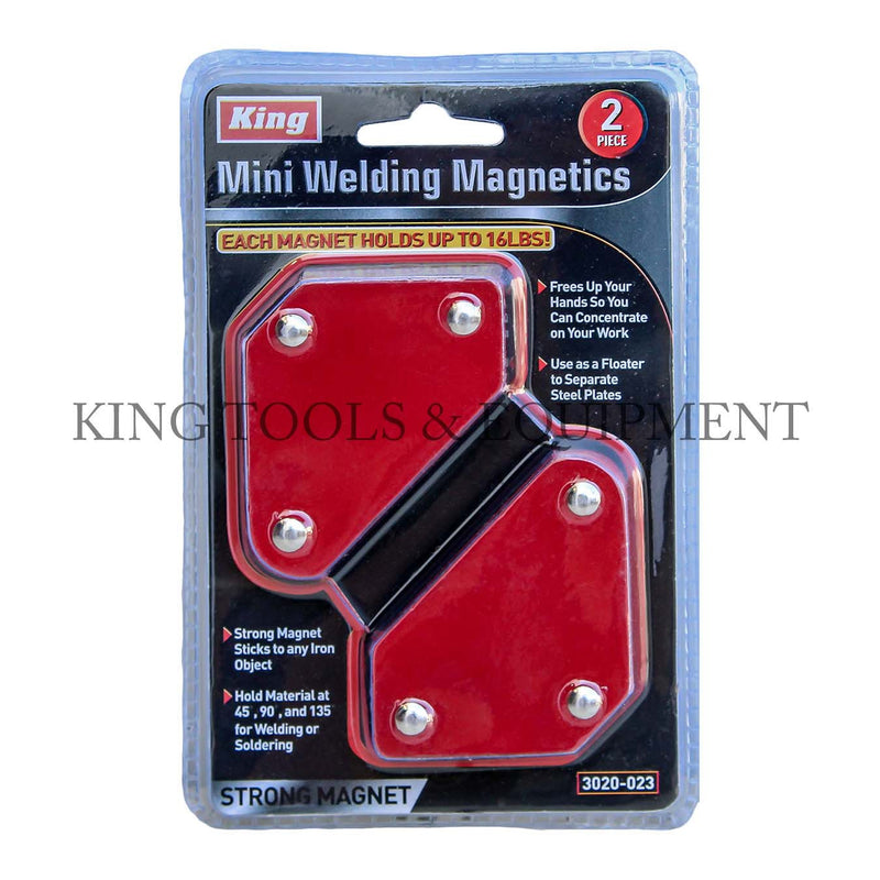 KING 2-pc Mini MAGNET WELDING HOLDER SET