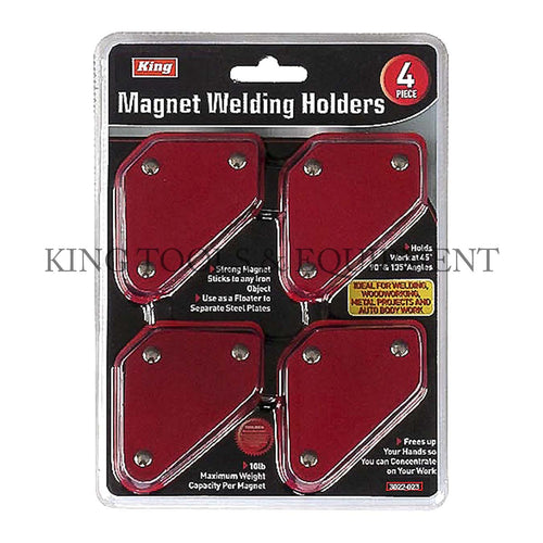 KING 4-pc Mini MAGNET WELDING HOLDER SET