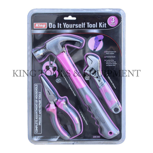 KING 3-pc LADY'S Do-It-Yourself TOOL KIT