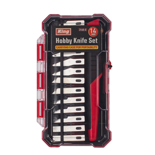 3165-0 - 14-PC HOBBY KNIFE SET