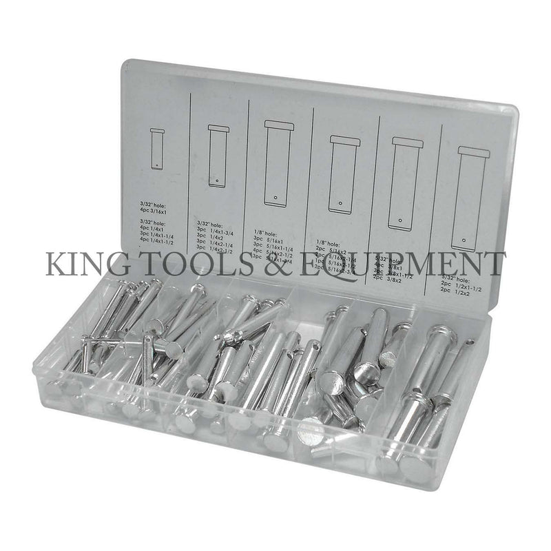 KING 60-pc CLEVIS PIN ASSORTMENT