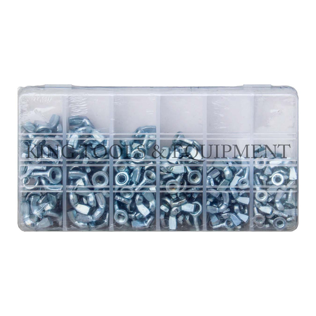 150pc WING NUT ASSORTMENT 31890 King Tools & Equipment