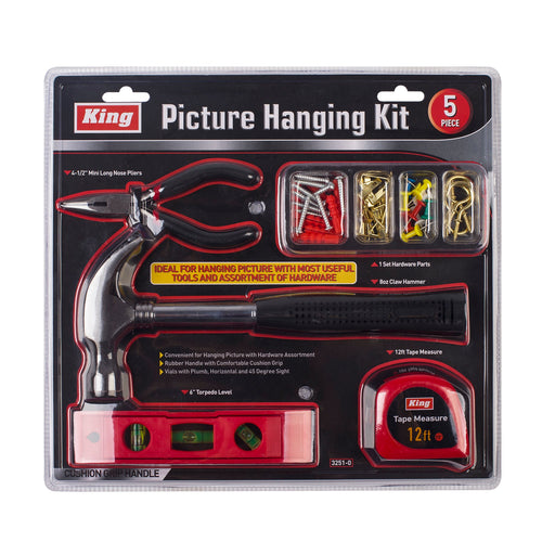 3251-0 - 5-PC PICTURE HANGING KIT