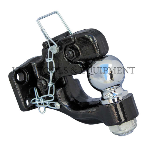 KING Combo BALL and PINTLE HOOK w/ 2" HITCH BALL