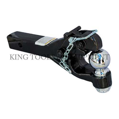 KING Extend SHANK PINTLE HOOK w/ 2-5/16" Hitch Ball