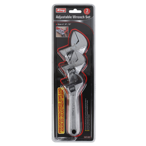 3-PC WRENCH SET (6", 8", & 10") (3613-0)
