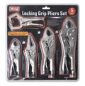 5-pc Assorted LOCKING GRIP PLIERS SET - 3614-0