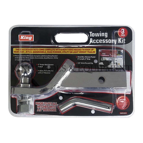 KING 3-pc Complete TRAILER TOWING ACCESSORY KIT